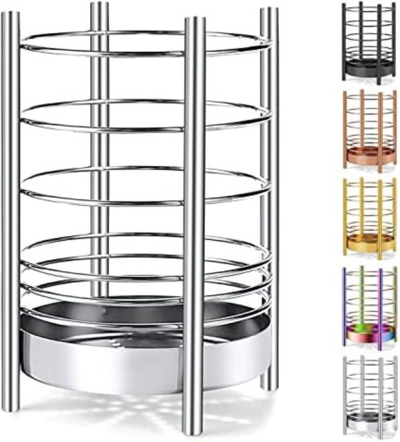 Lepelpot Spatelpot Utensils pot Keukengerei houder Keukengerei pot Zilver