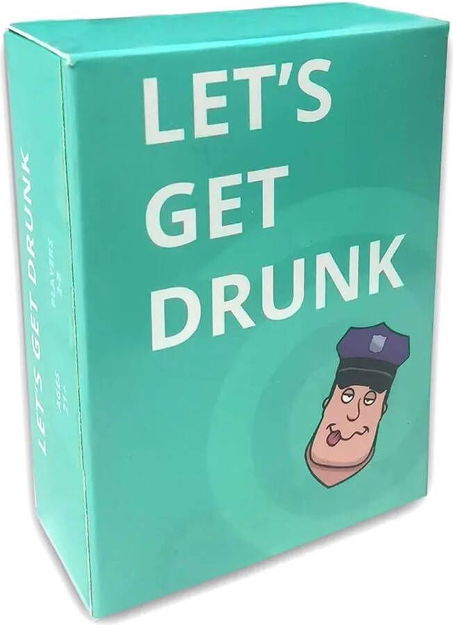 Let's get drunk Kaartspel Drankspel Kaarten Drank Bierspel Grappig alcohol spel