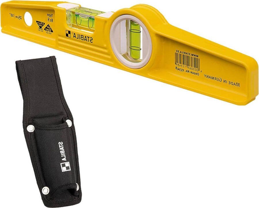 Level 81 S 25 cm- Stabila Waterpas met hoes