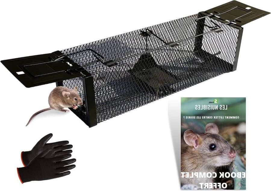 Levendige rattenval binnen en buiten effectieve kooi voor muizen en knaagdieren