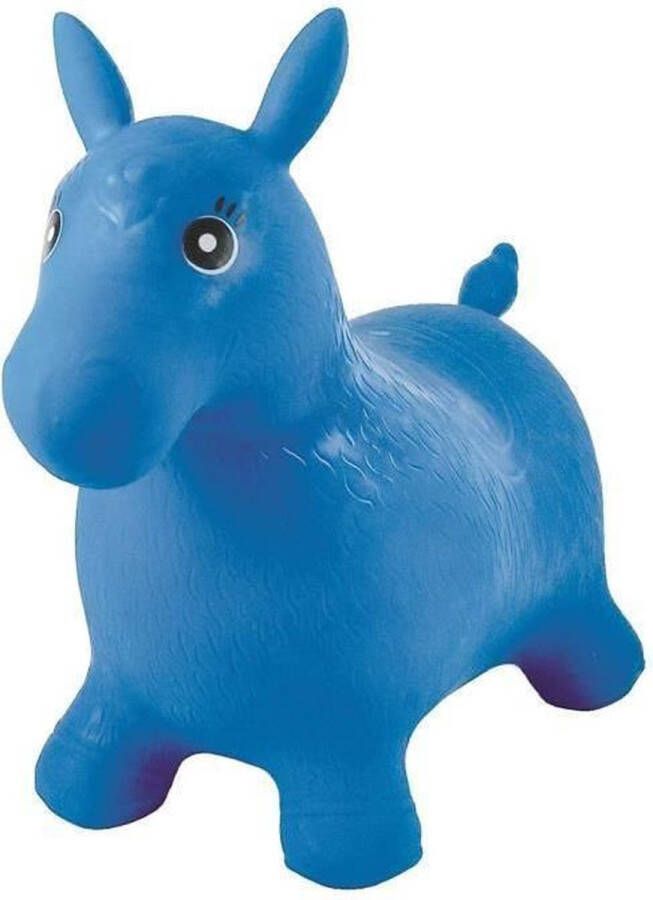 Lexibook Opblaasbaar springpaard Handmatige pomp meegeleverd Veilig en bestendig plastic Blauw BG050