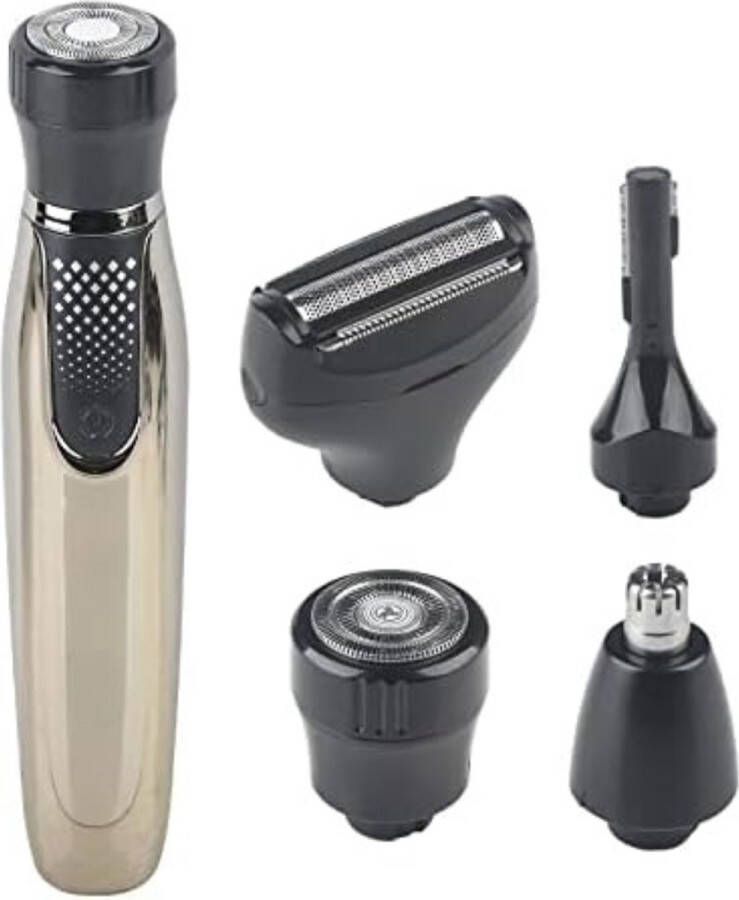 Lichaam Groomer 4-in-1 Trimmer Multifunctioneel scheerapparaat voor mannen en vrouwen Werkt op batterijen