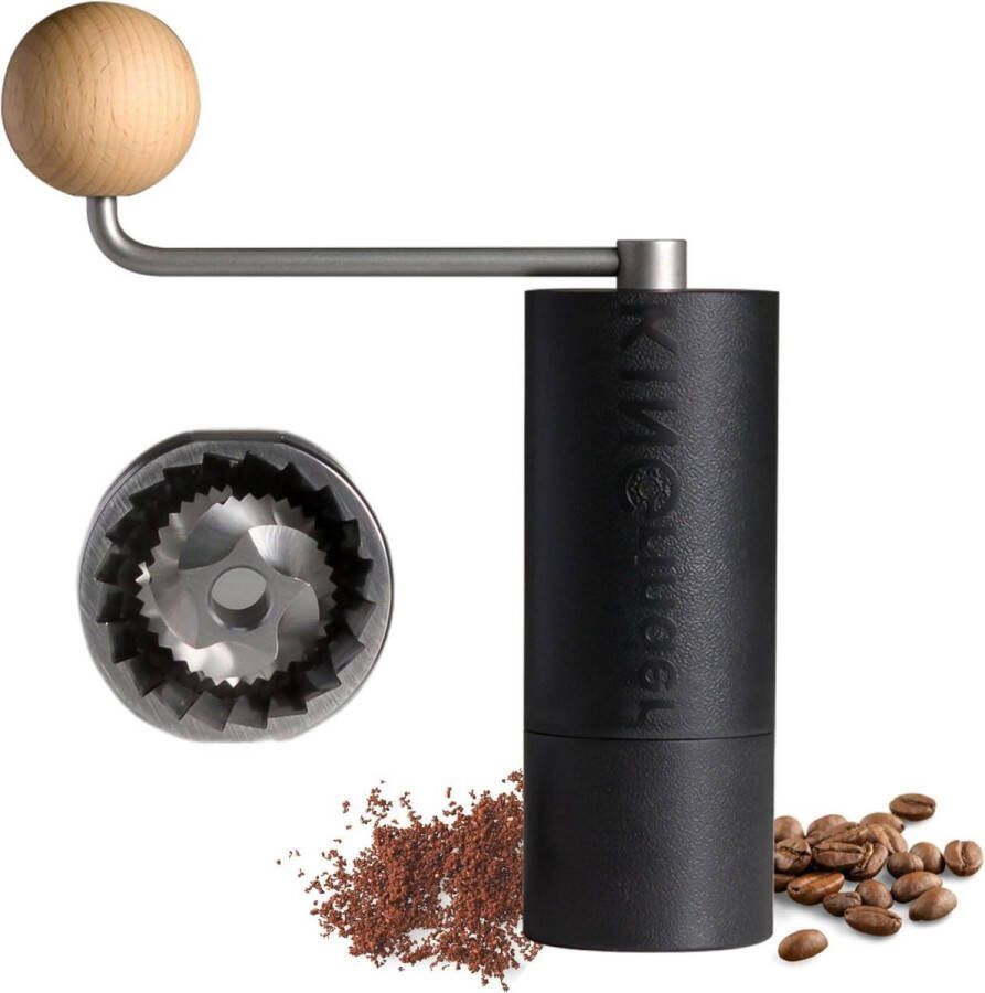 Lichtgewicht Handmatige Koffiemolen voor Moka Pot en French Press Roestvrij Staal Conische Braammolen 20g Capaciteit coffee grinder manual