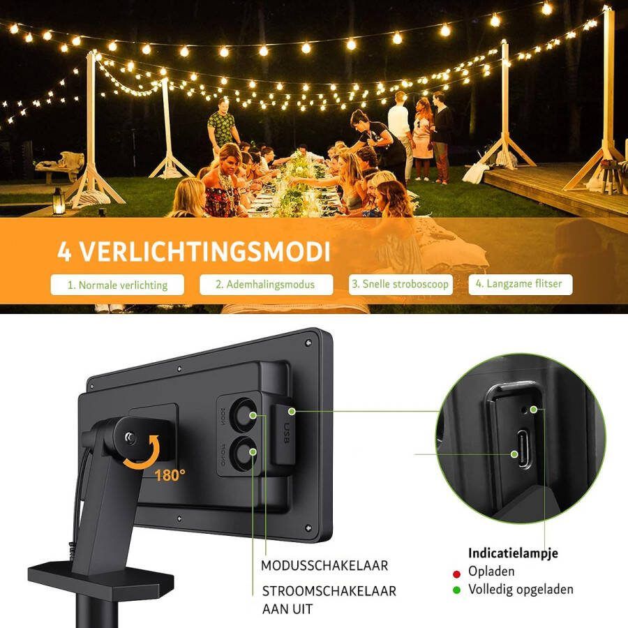 Lichtsnoer Buiten Lichtslinger 36M IP45 Waterproof 62 LED Tuin