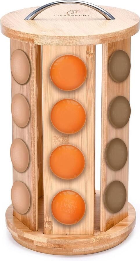 Liebspecht koffiecapsule opberger opberghouder organizer nespresso capsulehouder ideale espresso accessoire container voor nette keukens 30x16 5cm