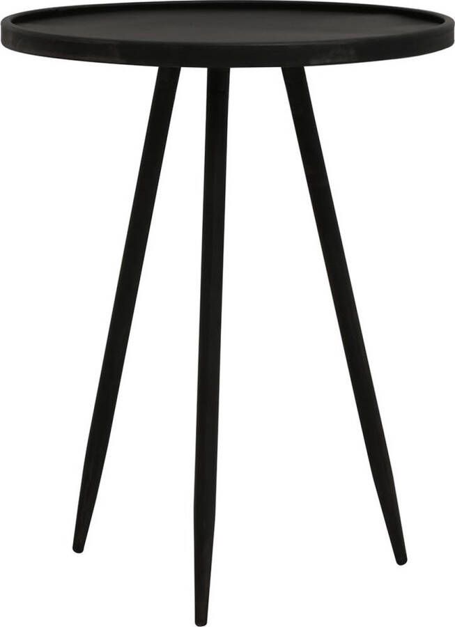 Merkloos Sans marque Light & Living Bijzettafel Envira Zink Ø39 5cm