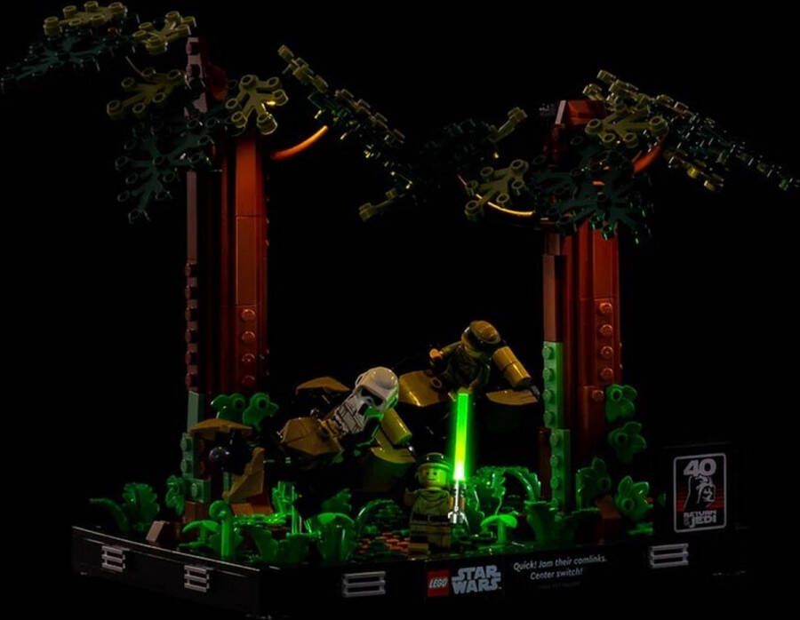 Light My Bricks Verlichtingsset geschikt voor LEGO Star Wars Endor Speeder Chase Diorama 75353