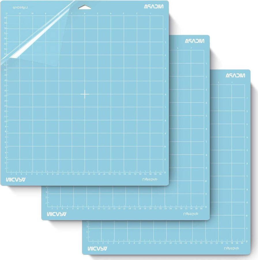 Lightgrip snijmat voor Cricut Maker 3 Air 2 305 x 305 cm 3 stuks
