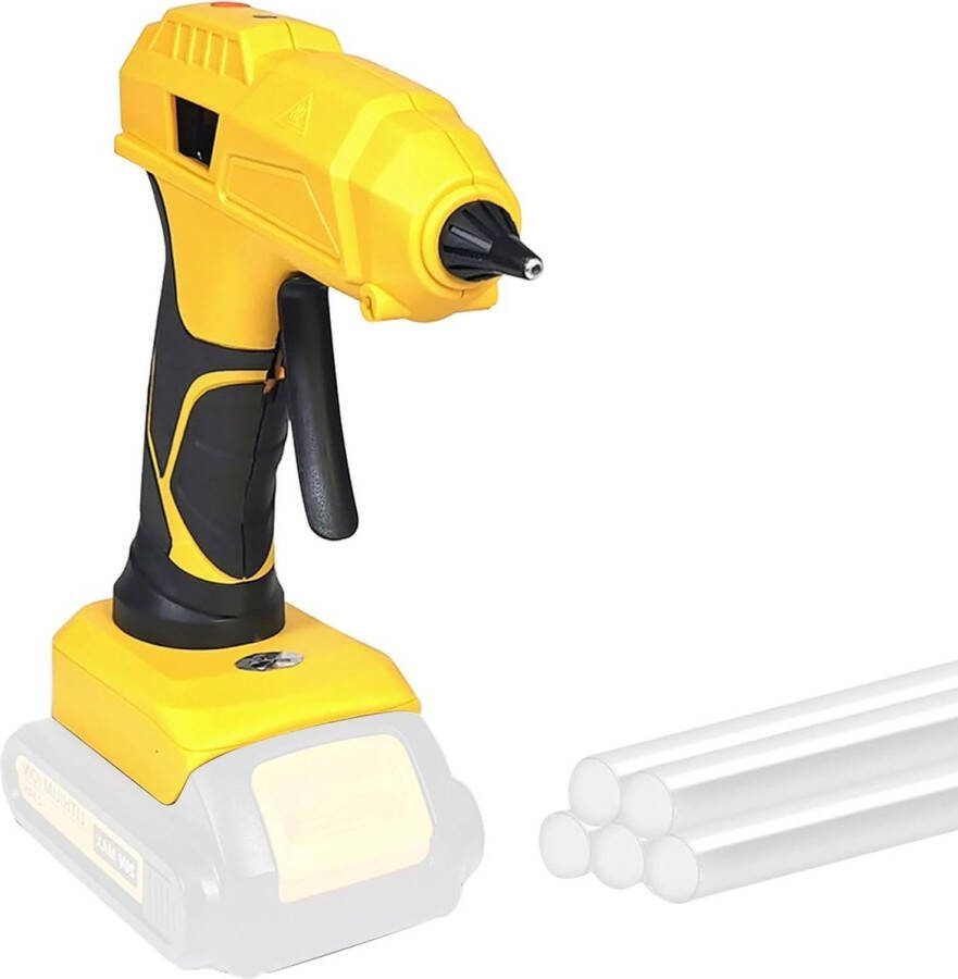 Lijmpistool 7 mm 11 mm 40 W 100 W accu-lijmpistool M-a kita-accu 20 V knutselgereedschap 5 lijmsticks DeWalt 100 W 11 mm