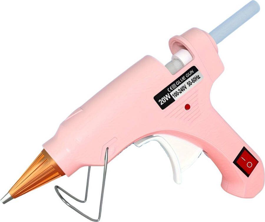 Lijmpistool Hobby Glue Gun Smeltlijmpistool Knutselen Roze