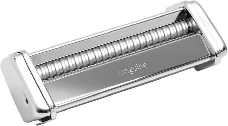 Linguine attachment voor de Marcato Atlas 150 pastamachine gemaakt van roestvrij staal zilverkleurig