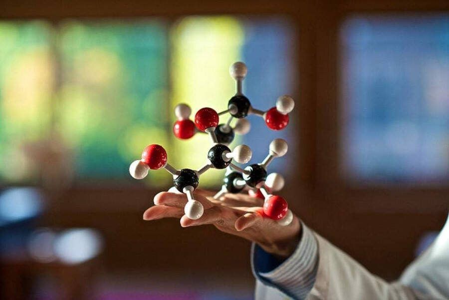 LINKTOR 444 stks Moleculaire Model Kit Chemie Anorganische en Organische Structuur Instructiegids Building Atom Links Educatief Speelgoed Onderwijs Leren Set met Een Fullerene Set voor Leraren
