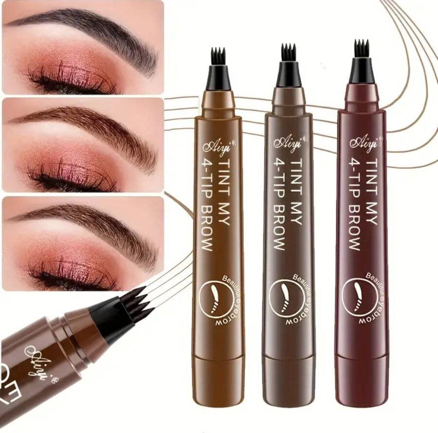 Liquid brow pencil waterproof wenkbrauwpotlood wenkbrauw potlood grijsbruin grijs bruin grey brown 04