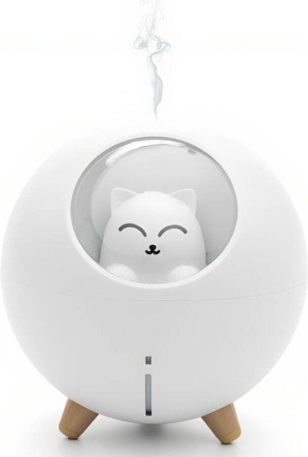Little cat Humidifier Luchtbevochtiger babykamer Nachtlampje Kinderen Baby Kinderlamp slaapkamer Vernevelaar Diffuser Sfeerlampje
