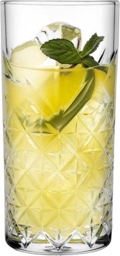 Livran High Quality Longdrinkglazen 380 ML 6 Stuks