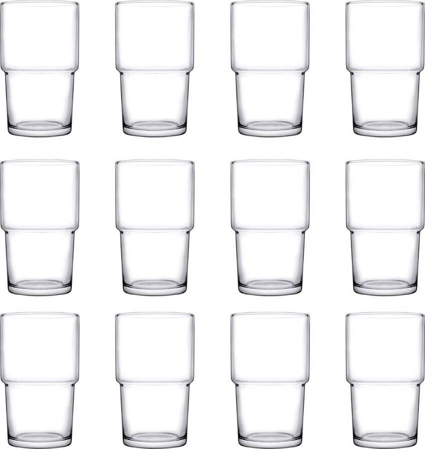 Longdrinkglazen drinkglazen 12 Set Hill 440 ml
