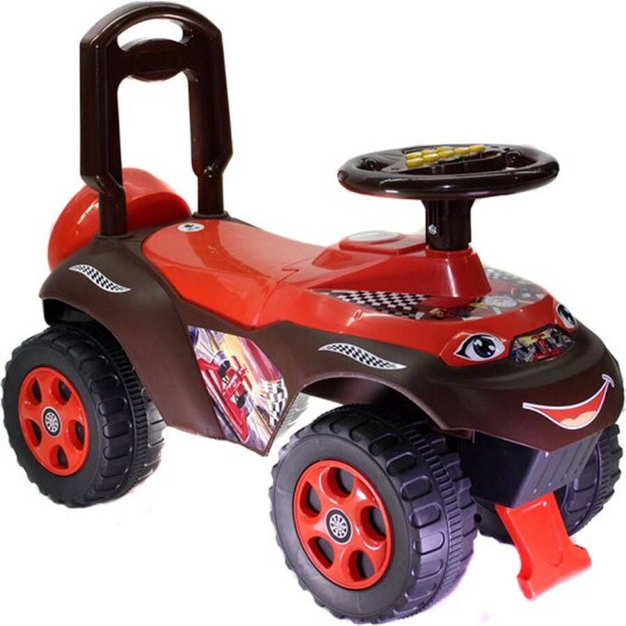 Loopauto 2 in 1 Doloni ORANJE BRUIN