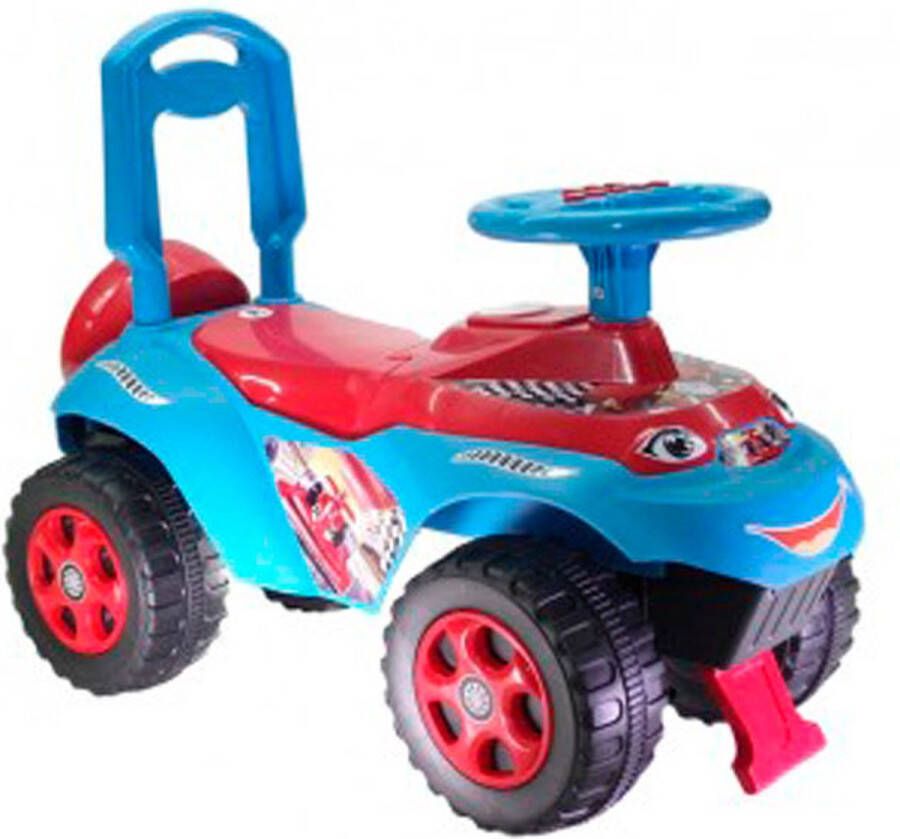 Loopauto 2 in 1 Doloni ROOD BLAUW