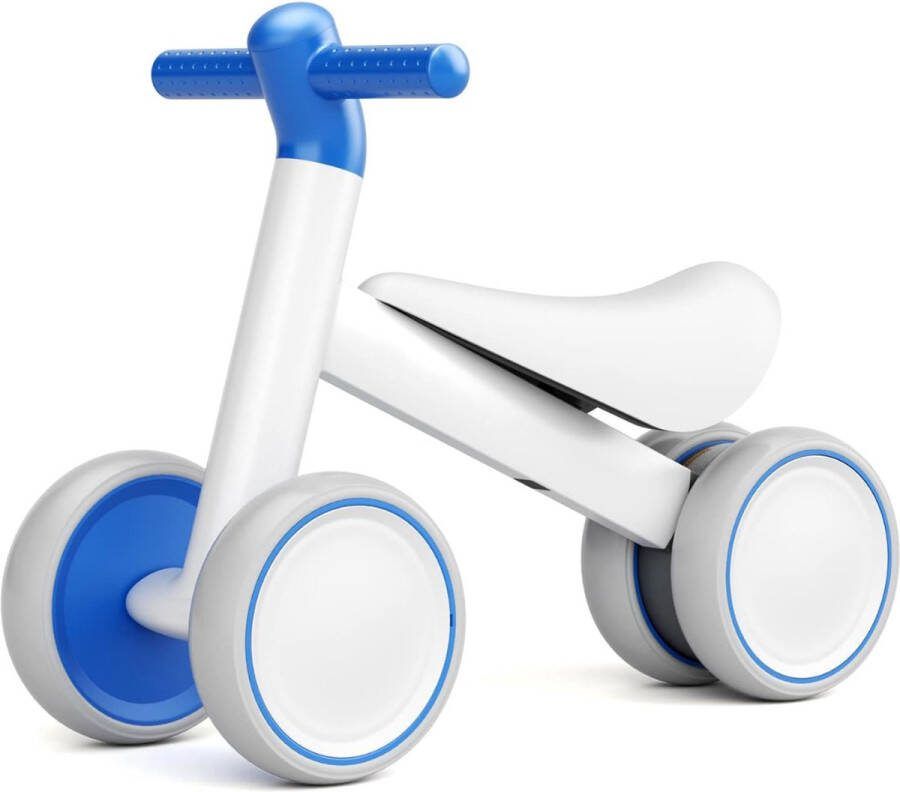 Loopfiets 1 jaar Baby loopfiets Mini met 4 wielen Peuters Fiets zonder pedalen