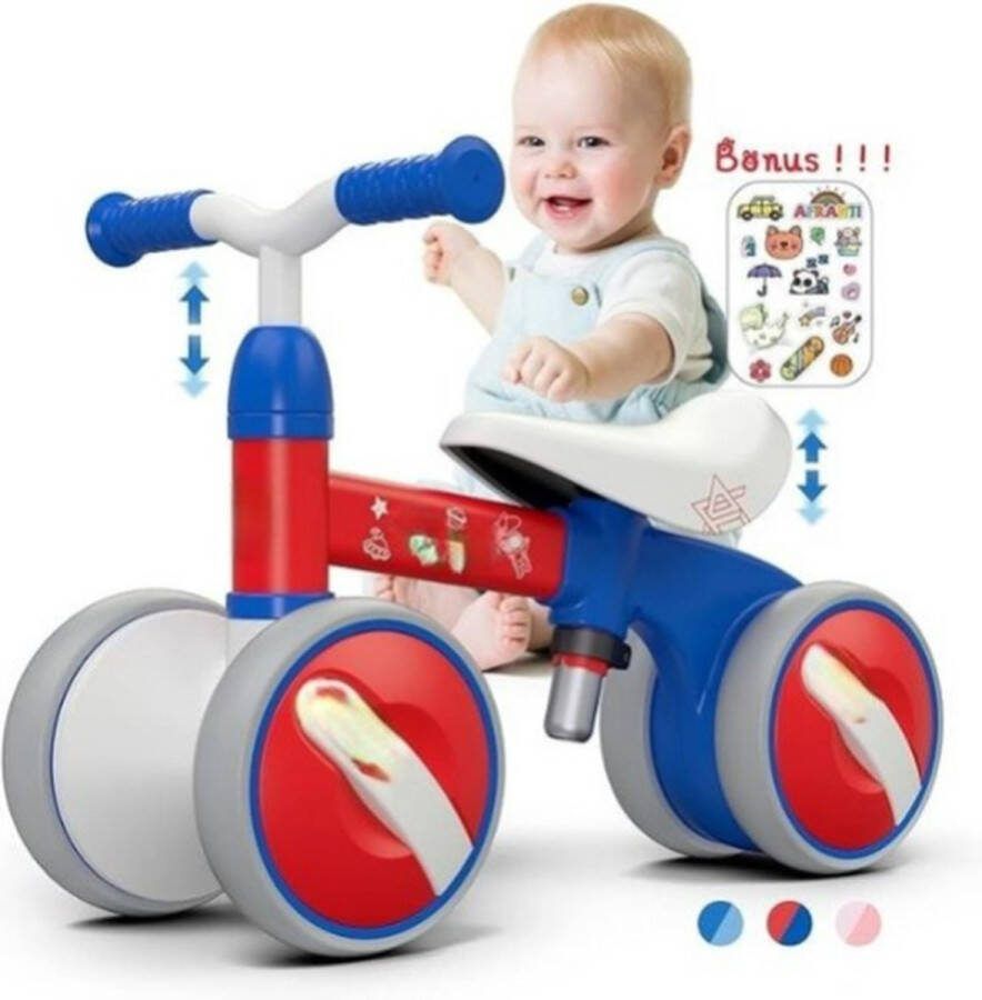 Loopfiets 1 Jaar Met Duwstok