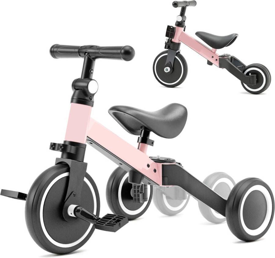Loopfiets 1 Jaar Met Duwstok Driewieler Met Duwstang Loopwagen 1 Jaar