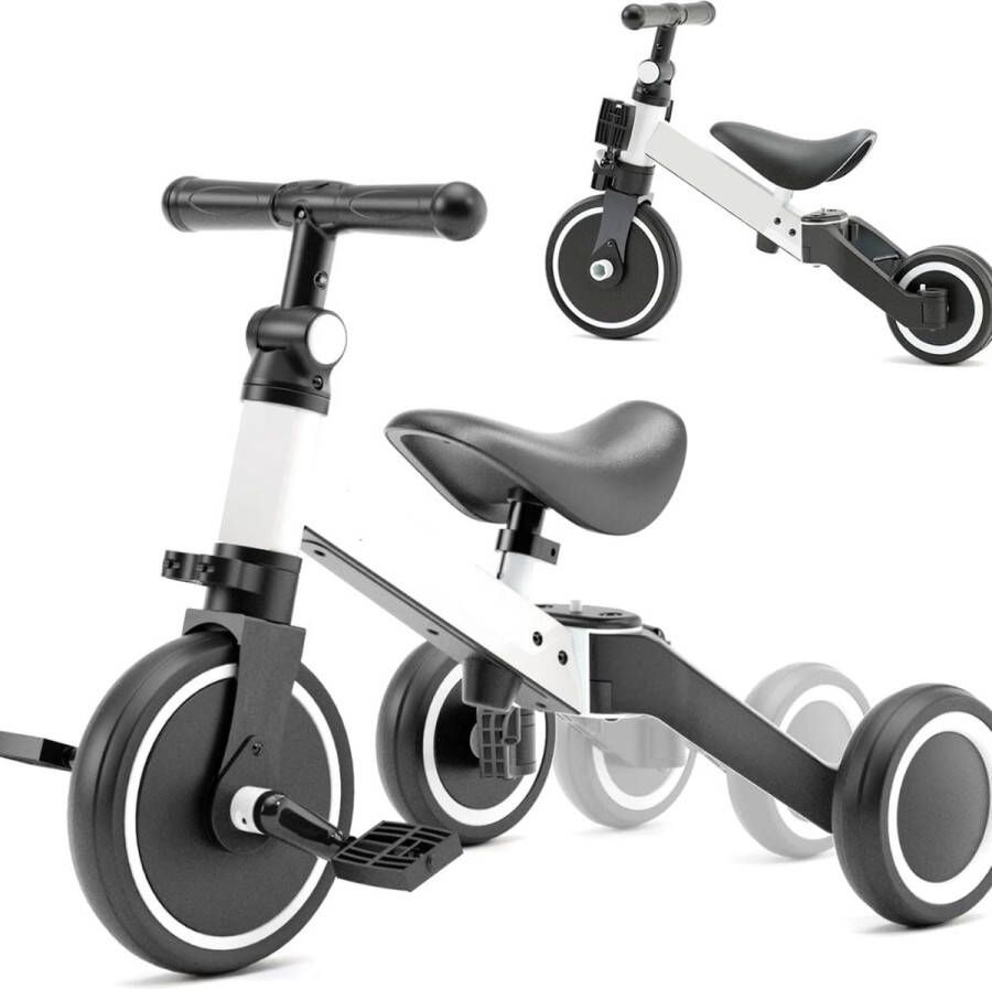 Loopfiets 1 Jaar Met Duwstok Driewieler Met Duwstang Loopwagen 1 Jaar