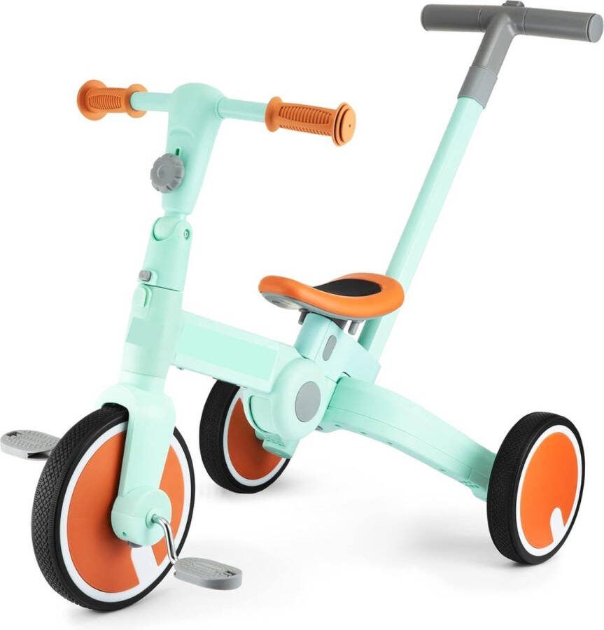 Loopfiets 1 Jaar Met Duwstok Driewieler Met Duwstang Loopwagen 1 Jaar