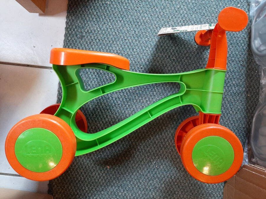 Loopfiets Eco Oranje Groen