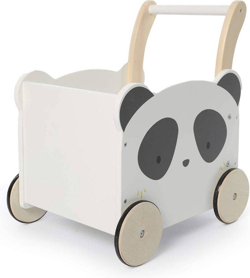 Loopwagen Baby – Loopstoel Baby Inclusief Opbergruimte – Educatief Speelgoed – Loopstoeltje Baby Kinderwagen Voor Baby En Peuter – Hout – 39 x 30.5 x 44 CM