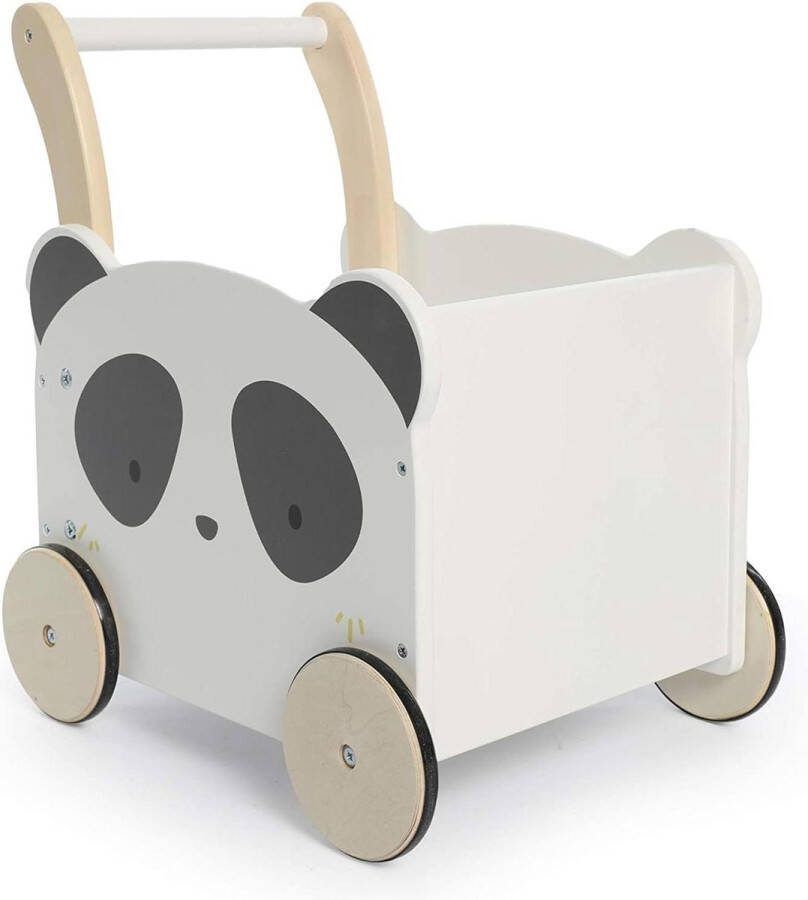 Loopwagen baby Panda loophulp loopwagen opbergruimte 1-3 jaar peuters push & pull speelgoed activiteit babywalker loopwagen baby