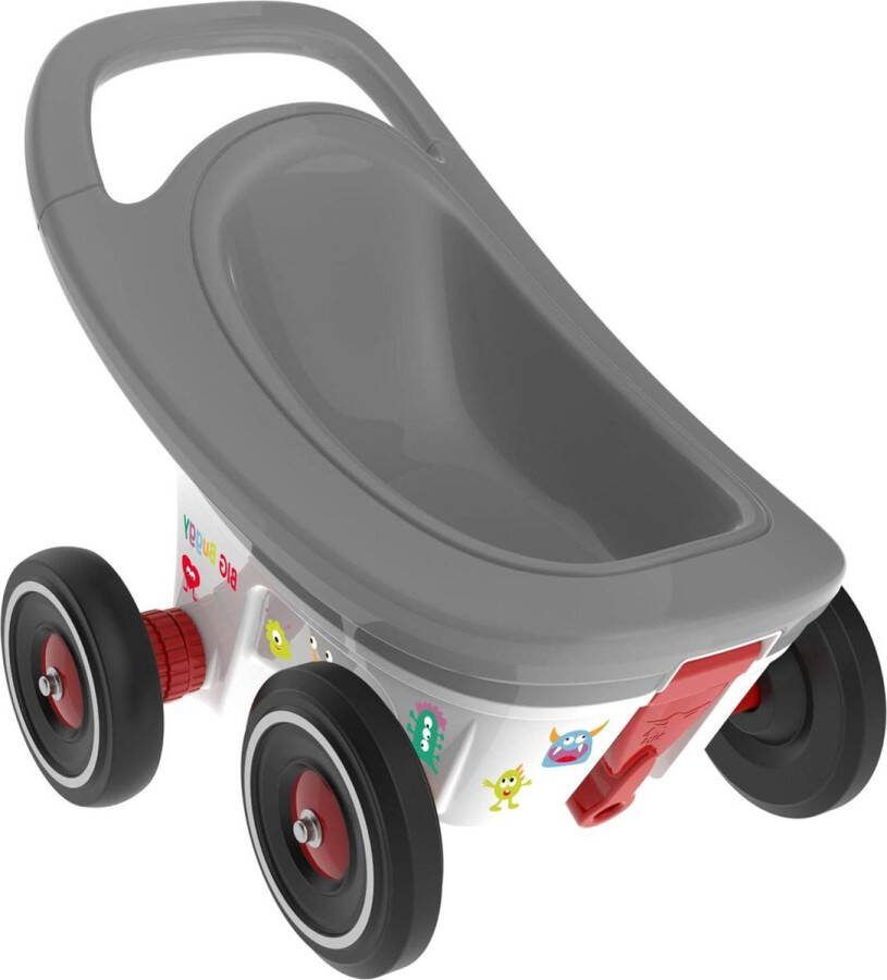 Loopwagen Buggy 3-in-1 multifunctionele aanhanger verstelbare remfunctie fluisterwielen Bobby Car hanger kinderen 1 jaar Loopwagen