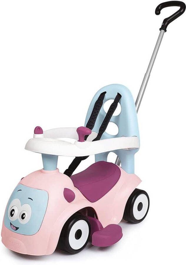 Loopwagen Maestro Balade Roze 3 gebruiksfuncties Schuifwielen loophulp glijgereedschap Vanaf 6 maanden Loopwagen