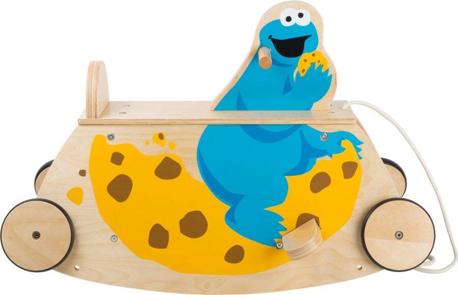 Loopwagen + Ride-on SESAMSTRAAT Koekiemonster FSC