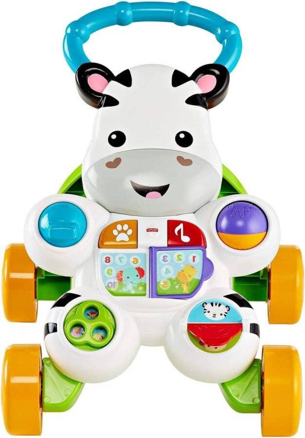 Loopwagen Zebra Frans sprekend- Leren lopen Jongens Meisjes 6 maanden GXC301