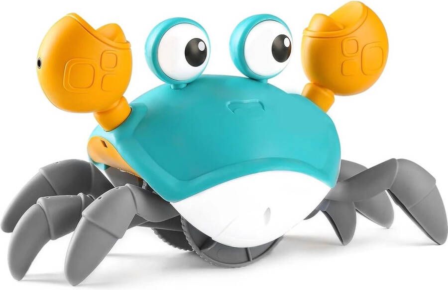 Lopende krab Duurzaam bekend van tiktok montessori speelgoed-Usb kabel walking crab bewegend speelgoed baby peuter motoriek speelgoed fijne motoriek hondenspeelgoed hondenspeeltjes sensorisch speelgoed