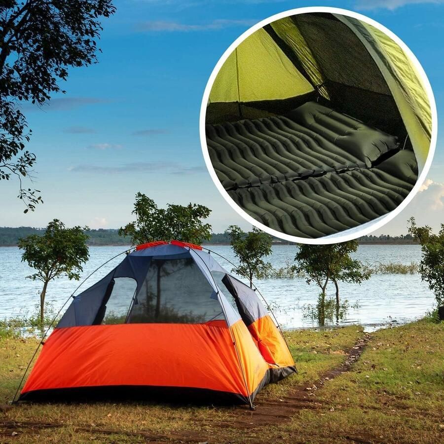 Luchtbed Opblaasbare Camping Isomatte Outdoor Slaapmat Vochtbestendig Waterdicht