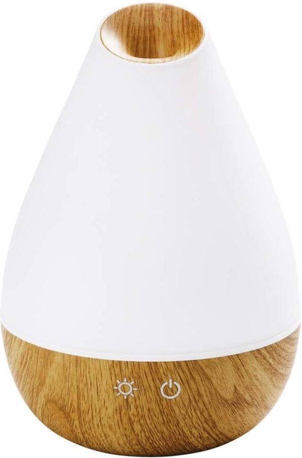Luchtbevochtiger 13L Tank Sfeerlicht in 7 Kleuren Houtachtig Ontwerp Nevelverstuiving voor Aromatherapie & Geurende Etherische Oliën -Verfrisser met Aroma Diffuser