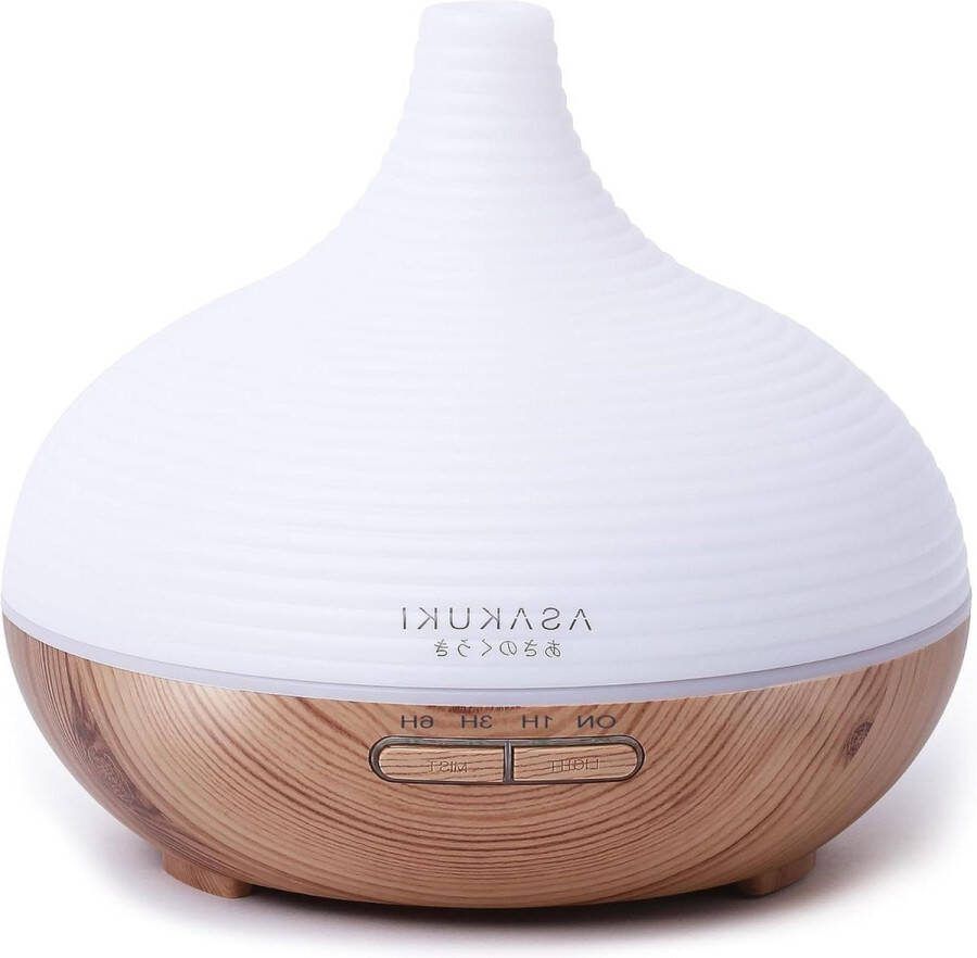 Luchtbevochtiger Aromadiffuser 300 ml Premium Aromatherapie Oliën Diffuser met LED-licht voor Slaapkamer Kantoor Spa-Geel
