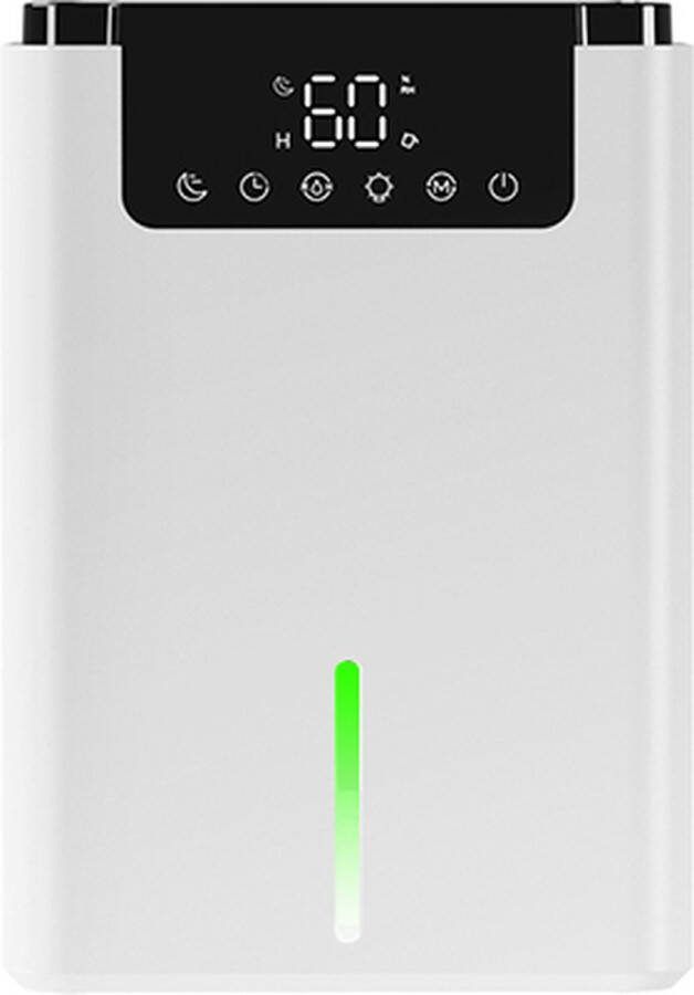Lanedo Luchtontvochtiger en Luchtreiniger Grote Watertank 2 2L 650ML Day Dehumidifier 50m2 bereik Luchtontvochtiger Badkamer Luchtontvochtiger Slaapkamer Energiezuinig