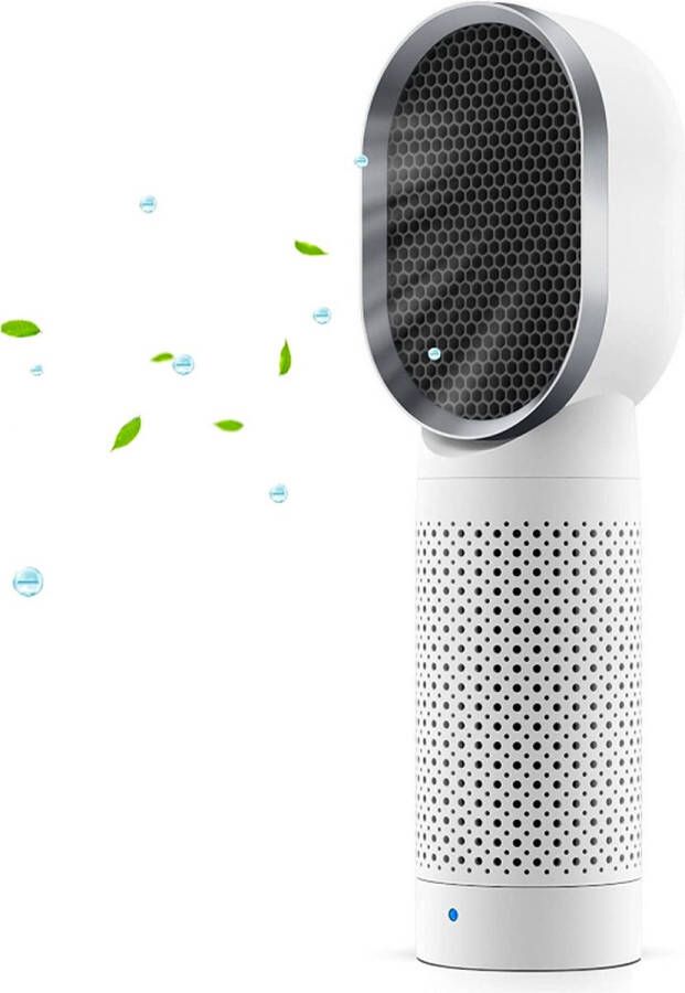 Luchtreiniger Air Purifier met vervangbare HEPA-filter geschikt voor allergieën Werkt tegen rook pollen huidschilfers haar en geur Stil en energiebesparend