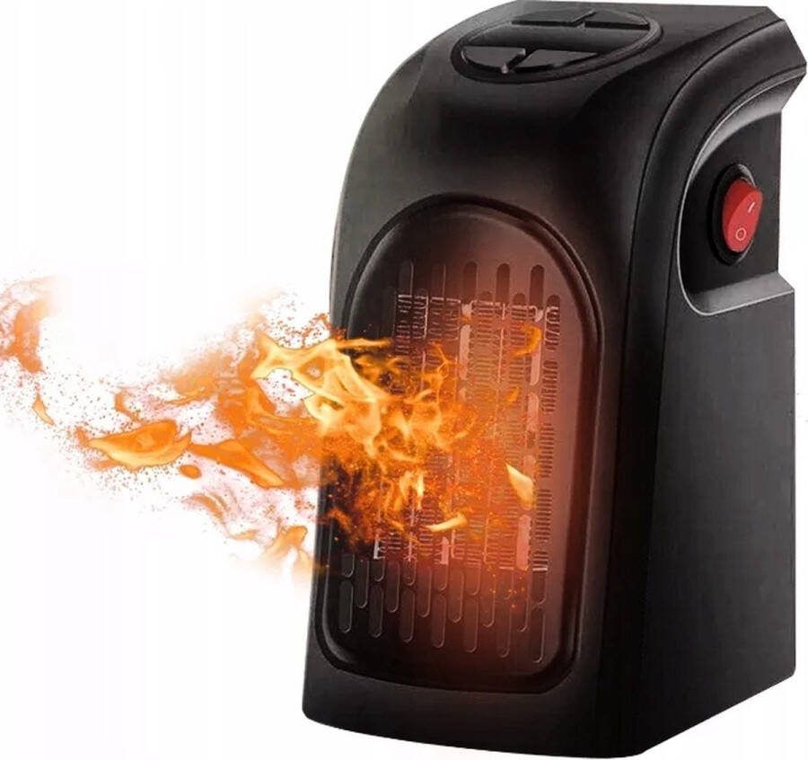 MOZY Luchtverwarmer Stopcontact Verwarmer 400 W Heater Zwart Infrarood Energiebesparing Elektrische Ventilatorkachel Warmte Ventilator Straalkachel Energiezuinige Verwarming Warme Lucht Blazer Draagbaar