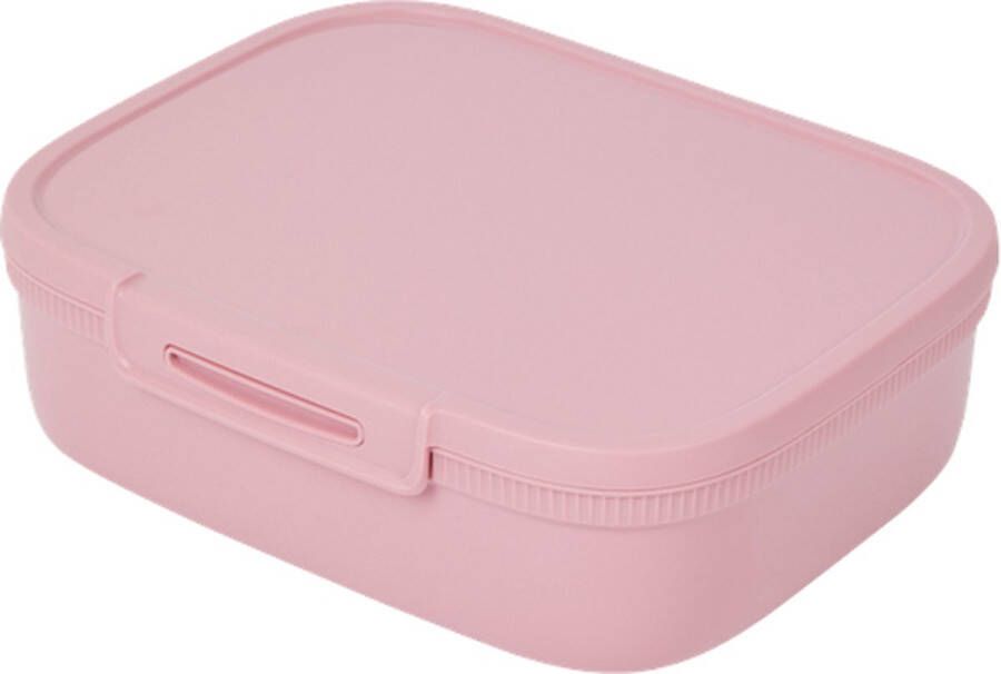 Lunchbox SEBASTIAN met divider Roze Kunststof 1.8 l Vershoudbakjes Broodtrommel