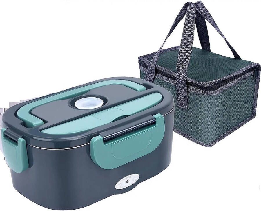 Lunchbox Volwassenen Elektrische Lunchbox 1.5 L Voedsel Warmer Auto of Huis Verwarming Magnetron