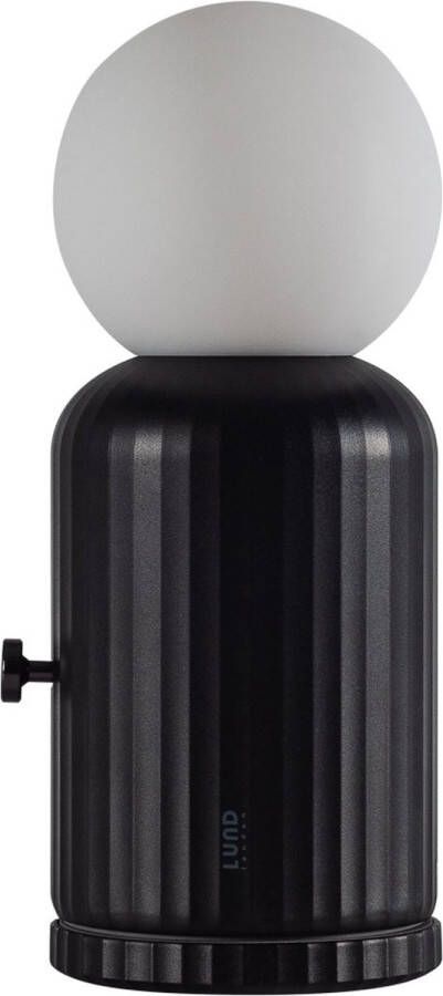 LUND London Oplaadbare Lamp draadloze oplader Gadget Zwart
