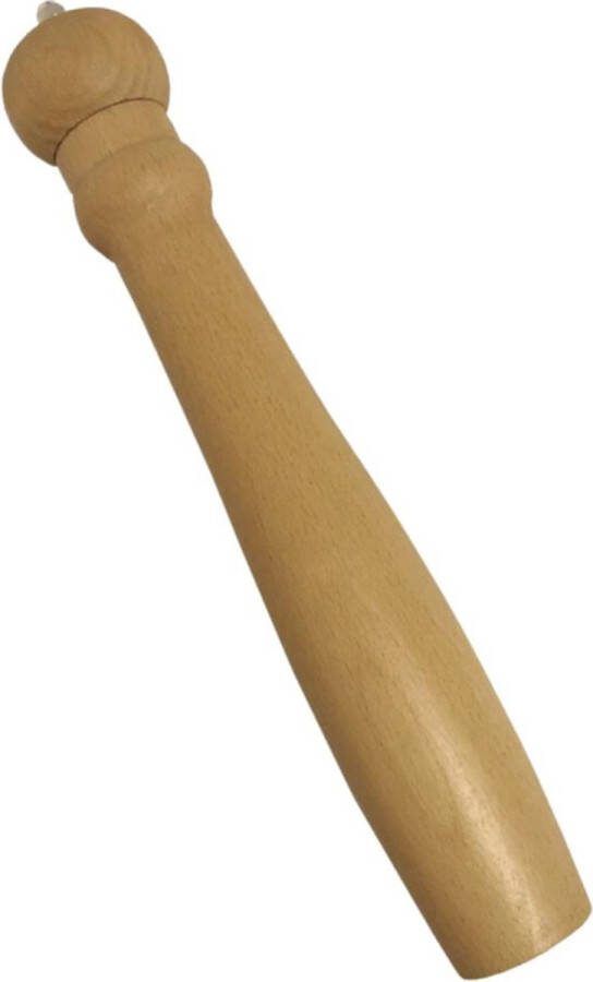 Luxe houten pepermolen kruidmolen 35 cm hout keramisch binnenwerk profesioneel gebruik