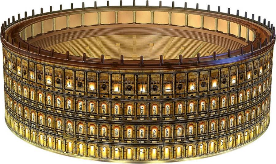 Luxe puzzel van Colosseum met verlichting gloeit in het donker 3D puzzels