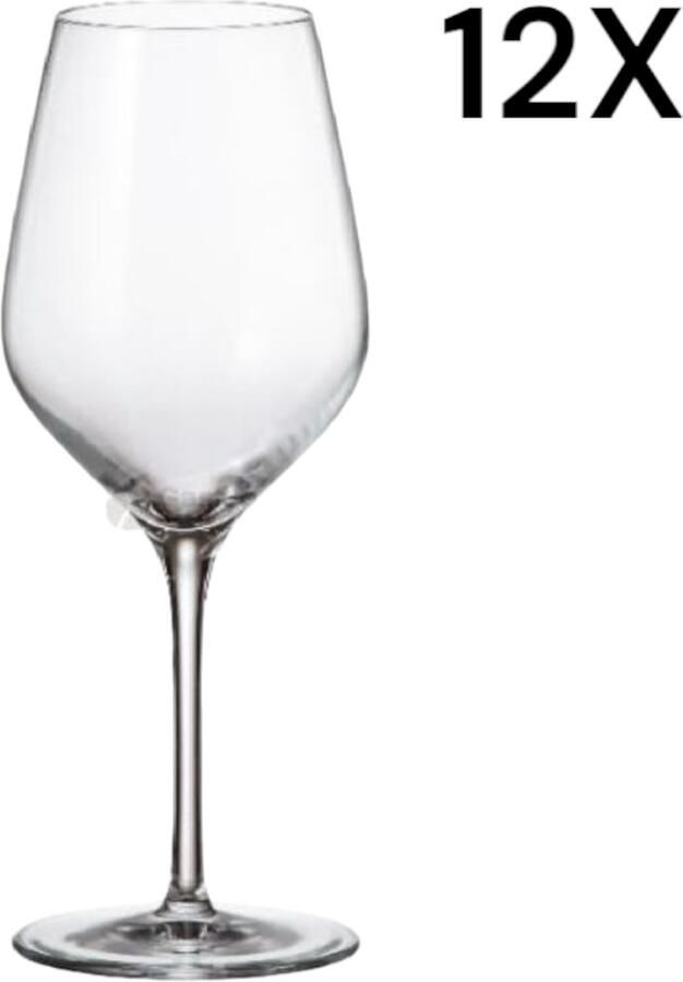 Luxe Wijnglazen 12 Stuks 40.8cl Glas Wijn Hoogwaardige Kwaliteit Elegante Afmetingen Witte wijn Rode Wijn