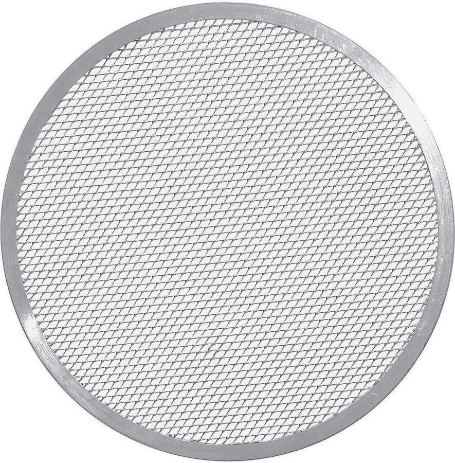 Luxiba 36 pizza-netten voor pizza en Flammkuchen grillrooster pizzamessen vaatwasmachinebestendig aluminium 36 cm