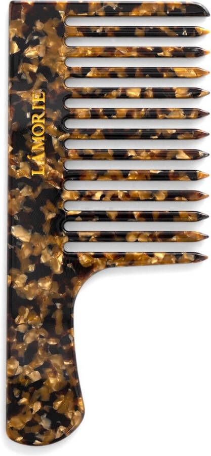 LÁMORIE Luxury Professional wide tooth Honey Comb for curly and thick hair Luxe kam