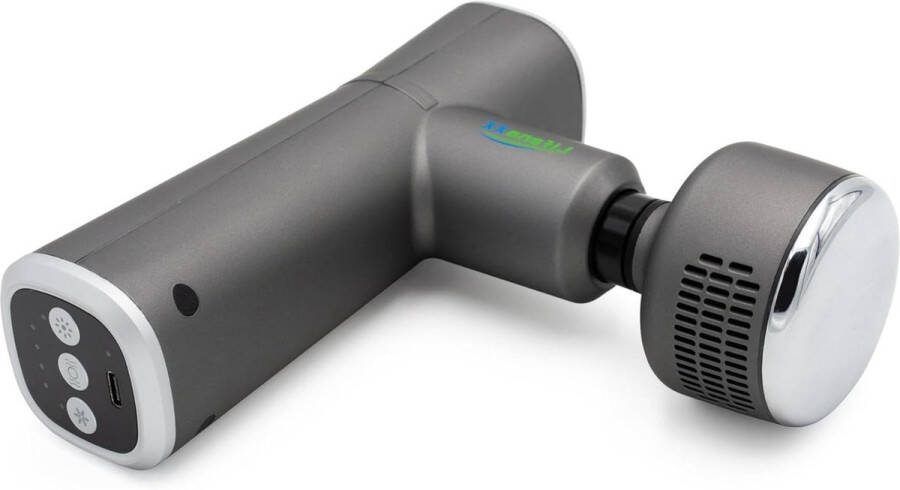 LX-041 Spiermassageapparaat warmte-koudetherapie massagepistool diepe weefselmassage 5 massagekoppen Massage Gun